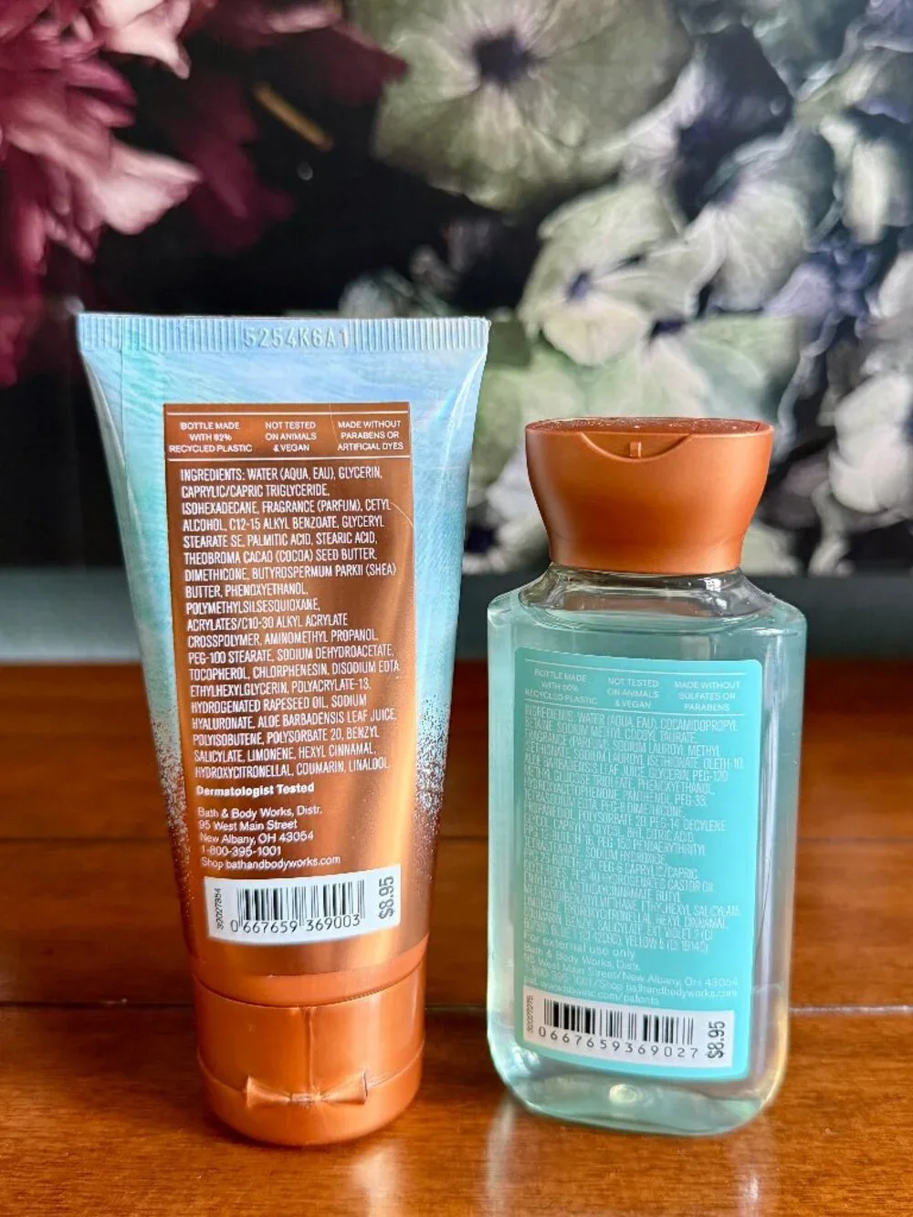 NEW 2-Pc AT THE BEACH Mini Set Bath & Body Works